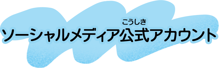 ソーシャルメディア公式アカウント